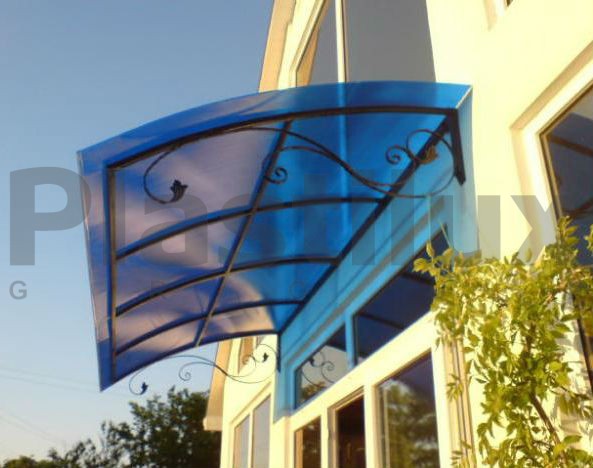 Дизайн крыльца из поликарбоната частного дома